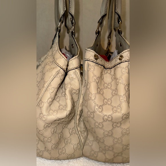 Gucci Beige Guccissima Leather Medium Sukey Tote bag. - Picture 4 of 11